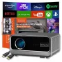 ZENWIRE G60 nešiojamas projektorius su Android Google TV Full HD 4K 39000 liuksų WiFi Smart