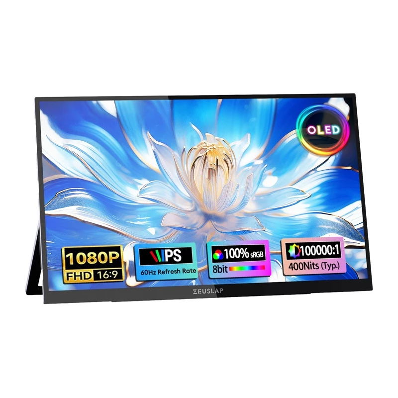 ZEUSLAP OL133ED 13,3 inch OLED Full HD 60Hz Monitor
