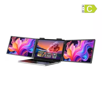 ZEUSLAP ZB14 nešiojamas monitorius - Full HD | IPS | 2x 14