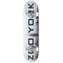 Zoo York Logo Block Black/White 7.75 Skateboard Deck