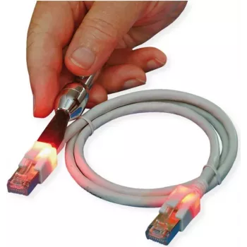 ZVK GmbH EasyLan DualBoot LED CAT 6 SFTP tinklo kabelis RJ-45 male to RJ-45 male 50cm geltonas CS1OYCDCD0005