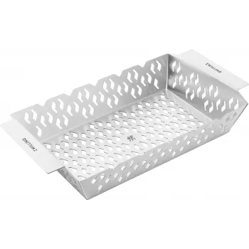 ZWILLING BBQ+ kepsninės krepšelis 36x20 cm iš nerūdijančio plieno su rankenomis