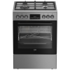 Beko FBMA61330GXDTN dujinė viryklė su viena 72 l elektrine orkaite, 60 cm