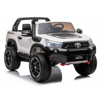 LEAN CARS elektrinis važiuojamasis automobilis Toyota Hilux baltas 12V su tėvų nuotolinio valdymo pultu