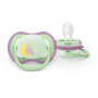 Philips AVENT Ultra Air Night kramtukas 6-18 mėn., 2 vnt., švytintis tamsoje