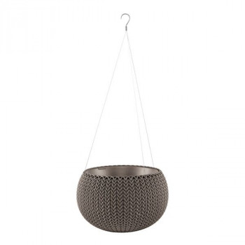 KETER Flowerpot Cozy S su pakabinimo rinkiniu, ruda