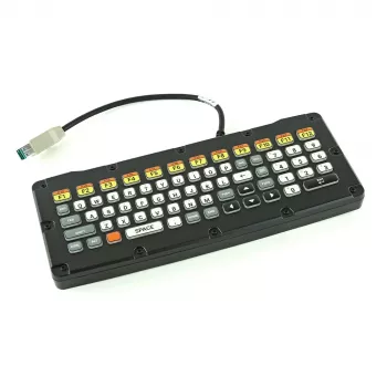 Zebra KYBD-QW-VC80-S-1 klaviatūra medicininė USB QWERTY JAV anglų juoda, geltona