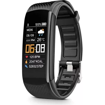 Emporia Fit Basic juodas aktyvumo stebėjimo laikrodis (EMP-FIT-BASIC)