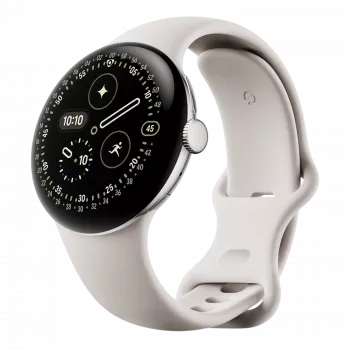 Google Pixel Watch 4 – 41 mm – poliruotas sidabrinis aliuminis (GA10830-EU)