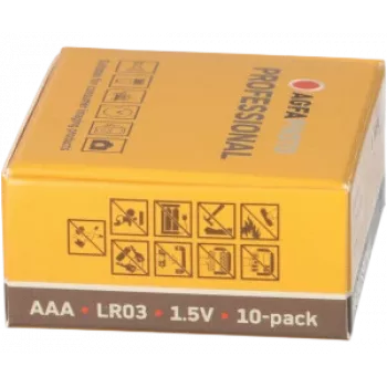 AgfaPhoto Professional Micro (AAA) baterija šarminė-manganinė 1,5 V 10 vnt. (110-853482)