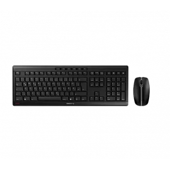 CHERRY Stream Desktop belaidė klaviatūra su pele RF Wireless juoda