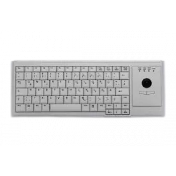 Klaviatūra su trackball Contour Design Active Key AK-4400, pilno dydžio, USB, balta, skirta biurui