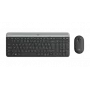LOGITECH MK470 belaidis klaviatūros ir pelės rinkinys, grafitas, QWERTY CZ