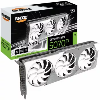 INNO3D GeForce RTX 5070 Ti X3 OC WHITE 16GB GDDR7 vaizdo plokštė