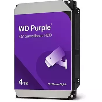 Vidinis kietasis diskas Western Digital Purple 4 TB 5400 RPM 128 MB 3.5 colio Serial ATA III