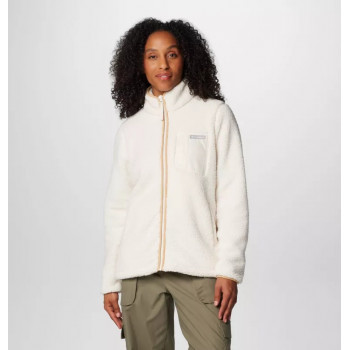 Columbia West Bend Full Zip II moteriškas flisinis švarkelis, Chalk, S