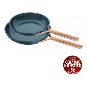 ZWILLING Milano 1035077 keptuvių rinkinys 24 + 28 cm, mėlynas