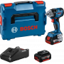 Bosch GDS 18V-330 HC veržliasukio komplektas 06019L5003, 2 × 5,0 Ah, GAL 18V-40, L-BOXX