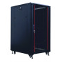 IT-BUDGET SRK 19 colių tinklo spintos komplektas, 27U, 600 × 800 mm, juoda, 99ITB19SRK2768GSM