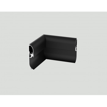 Synergy 21 S21-LED-PR2500150 ALU1580 vidinė 90° kampinė jungtis, juoda